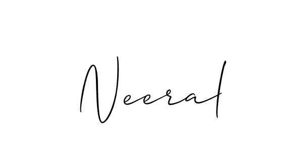 You can use this online signature creator to create a handwritten signature for the name Neeral. This is the best online autograph maker. Neeral signature style 2 images and pictures png