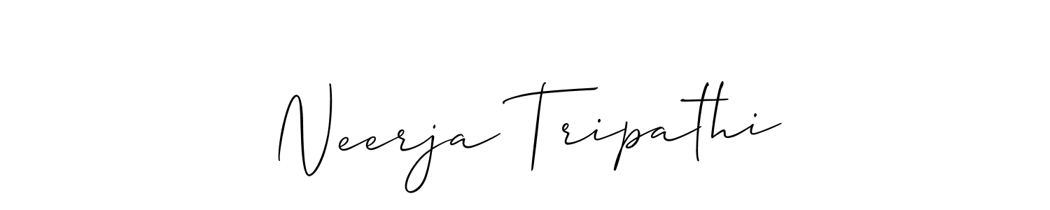 Make a short Neerja Tripathi signature style. Manage your documents anywhere anytime using Allison_Script. Create and add eSignatures, submit forms, share and send files easily. Neerja Tripathi signature style 2 images and pictures png