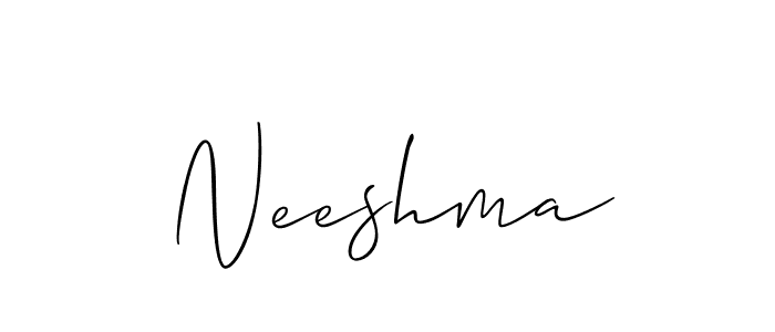 How to make Neeshma name signature. Use Allison_Script style for creating short signs online. This is the latest handwritten sign. Neeshma signature style 2 images and pictures png