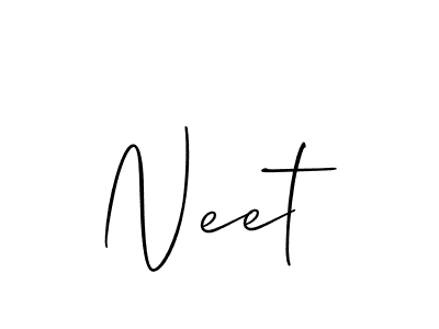 How to make Neet name signature. Use Allison_Script style for creating short signs online. This is the latest handwritten sign. Neet signature style 2 images and pictures png