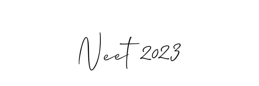 Neet 2023 stylish signature style. Best Handwritten Sign (Allison_Script) for my name. Handwritten Signature Collection Ideas for my name Neet 2023. Neet 2023 signature style 2 images and pictures png