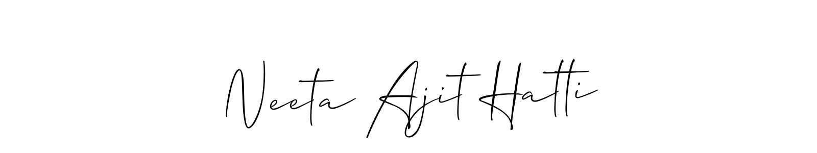 Once you've used our free online signature maker to create your best signature Allison_Script style, it's time to enjoy all of the benefits that Neeta Ajit Hatti name signing documents. Neeta Ajit Hatti signature style 2 images and pictures png