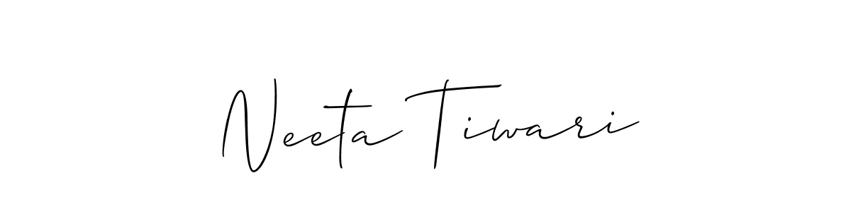 This is the best signature style for the Neeta Tiwari name. Also you like these signature font (Allison_Script). Mix name signature. Neeta Tiwari signature style 2 images and pictures png