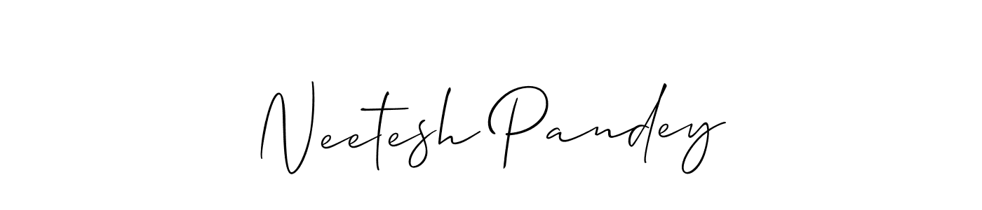 Here are the top 10 professional signature styles for the name Neetesh Pandey. These are the best autograph styles you can use for your name. Neetesh Pandey signature style 2 images and pictures png