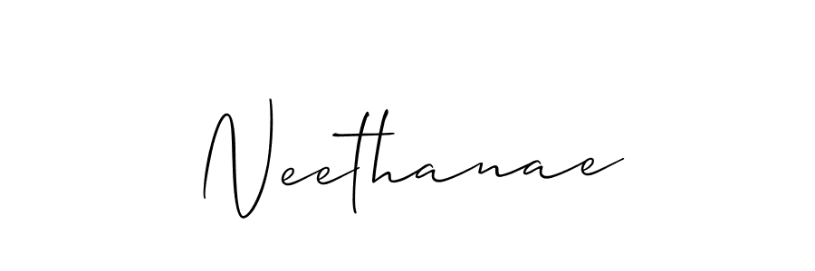 Also You can easily find your signature by using the search form. We will create Neethanae name handwritten signature images for you free of cost using Allison_Script sign style. Neethanae signature style 2 images and pictures png