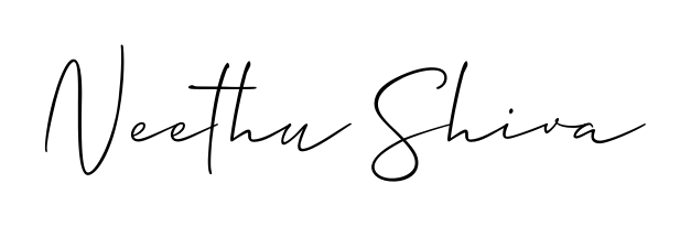 Personalize your online presence with Neethu Shiva signature rendered in elegant Allison_Script font. Great for website footers and blogs. Neethu Shiva signature style 2 images and pictures png