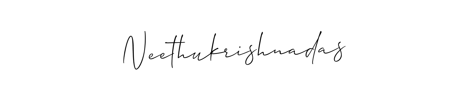 Best and Professional Signature Style for Neethukrishnadas. Allison_Script Best Signature Style Collection. Neethukrishnadas signature style 2 images and pictures png