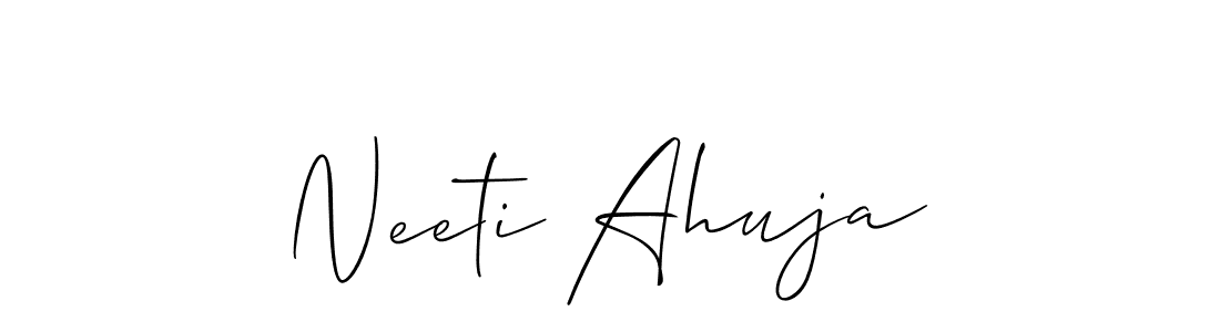 You can use this online signature creator to create a handwritten signature for the name Neeti Ahuja. This is the best online autograph maker. Neeti Ahuja signature style 2 images and pictures png