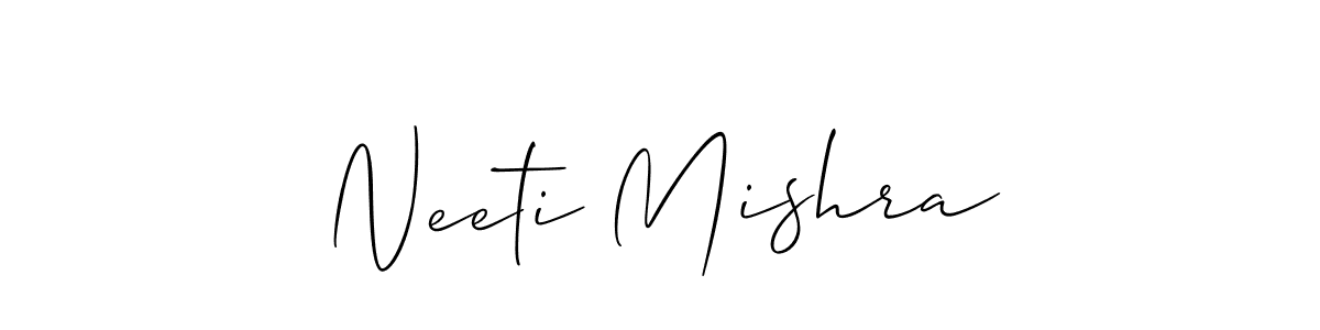 Here are the top 10 professional signature styles for the name Neeti Mishra. These are the best autograph styles you can use for your name. Neeti Mishra signature style 2 images and pictures png