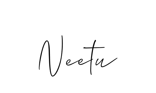 How to Draw Neetu signature style? Allison_Script is a latest design signature styles for name Neetu. Neetu signature style 2 images and pictures png