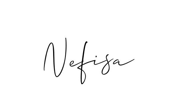 Also we have Nefisa name is the best signature style. Create professional handwritten signature collection using Allison_Script autograph style. Nefisa signature style 2 images and pictures png