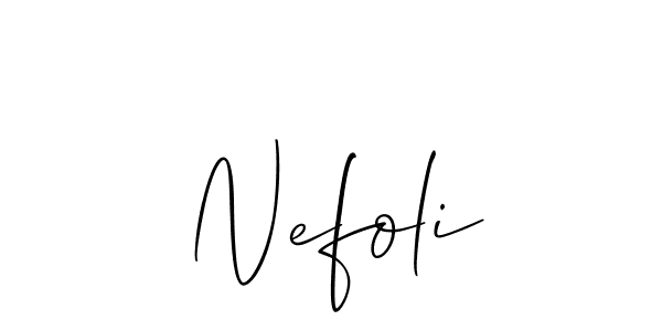 Here are the top 10 professional signature styles for the name Nefoli. These are the best autograph styles you can use for your name. Nefoli signature style 2 images and pictures png