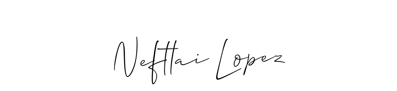 if you are searching for the best signature style for your name Neftlai Lopez. so please give up your signature search. here we have designed multiple signature styles  using Allison_Script. Neftlai Lopez signature style 2 images and pictures png