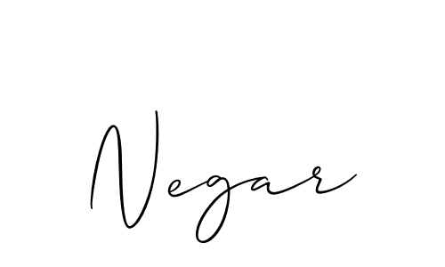 Also we have Negar name is the best signature style. Create professional handwritten signature collection using Allison_Script autograph style. Negar signature style 2 images and pictures png