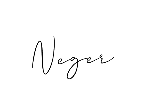 Also You can easily find your signature by using the search form. We will create Neger name handwritten signature images for you free of cost using Allison_Script sign style. Neger signature style 2 images and pictures png