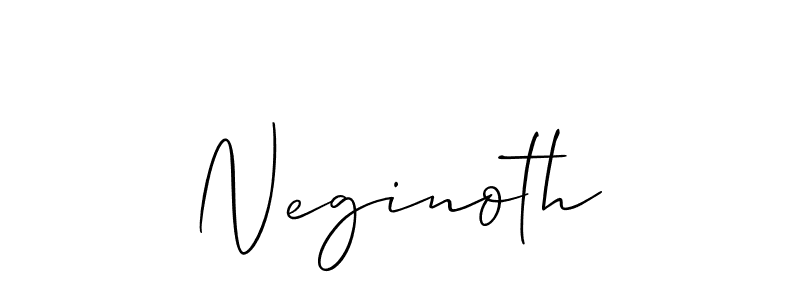 Create a beautiful signature design for name Neginoth. With this signature (Allison_Script) fonts, you can make a handwritten signature for free. Neginoth signature style 2 images and pictures png