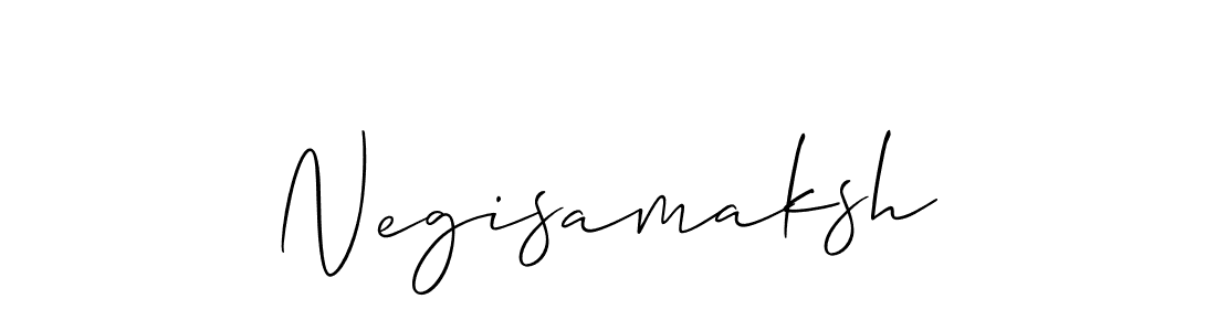 How to Draw Negisamaksh signature style? Allison_Script is a latest design signature styles for name Negisamaksh. Negisamaksh signature style 2 images and pictures png