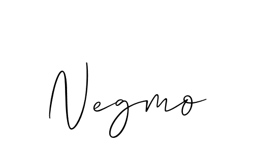 Make a beautiful signature design for name Negmo. With this signature (Allison_Script) style, you can create a handwritten signature for free. Negmo signature style 2 images and pictures png