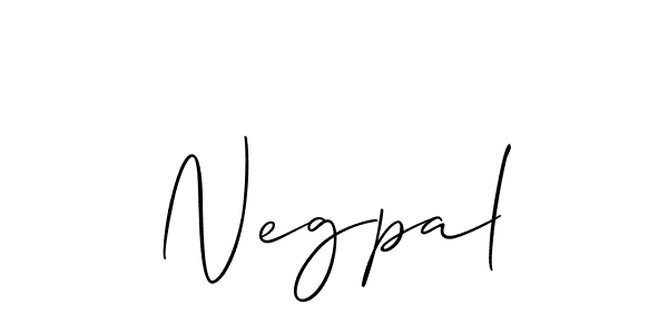 How to Draw Negpal signature style? Allison_Script is a latest design signature styles for name Negpal. Negpal signature style 2 images and pictures png