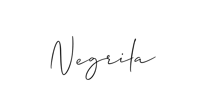 You should practise on your own different ways (Allison_Script) to write your name (Negrila) in signature. don't let someone else do it for you. Negrila signature style 2 images and pictures png