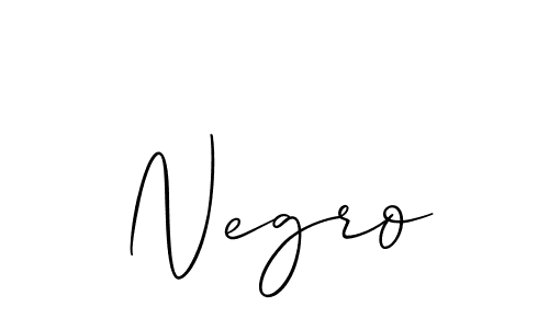 Negro stylish signature style. Best Handwritten Sign (Allison_Script) for my name. Handwritten Signature Collection Ideas for my name Negro. Negro signature style 2 images and pictures png