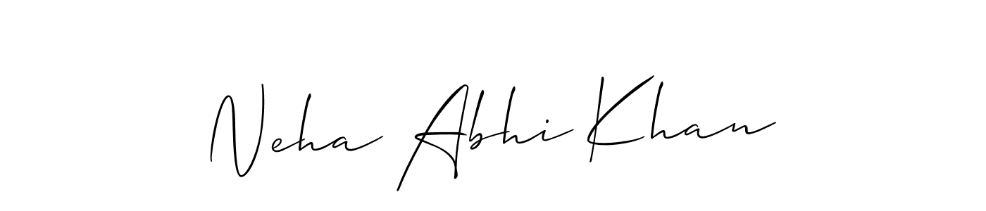 Here are the top 10 professional signature styles for the name Neha Abhi Khan. These are the best autograph styles you can use for your name. Neha Abhi Khan signature style 2 images and pictures png