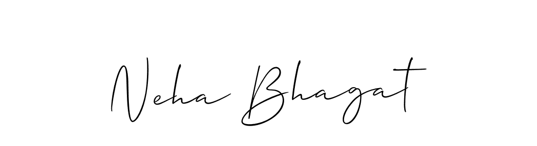 Allison_Script is a professional signature style that is perfect for those who want to add a touch of class to their signature. It is also a great choice for those who want to make their signature more unique. Get Neha Bhagat name to fancy signature for free. Neha Bhagat signature style 2 images and pictures png