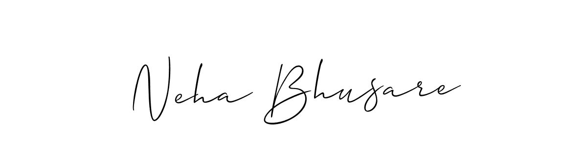 The best way (Allison_Script) to make a short signature is to pick only two or three words in your name. The name Neha Bhusare include a total of six letters. For converting this name. Neha Bhusare signature style 2 images and pictures png