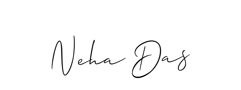Also we have Neha Das name is the best signature style. Create professional handwritten signature collection using Allison_Script autograph style. Neha Das signature style 2 images and pictures png