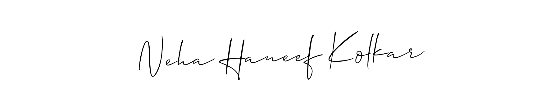 Best and Professional Signature Style for Neha Haneef Kolkar. Allison_Script Best Signature Style Collection. Neha Haneef Kolkar signature style 2 images and pictures png