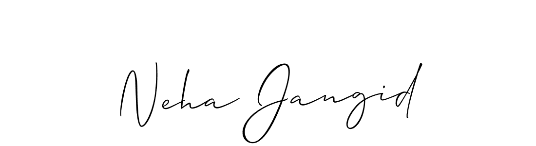 Make a beautiful signature design for name Neha Jangid. Use this online signature maker to create a handwritten signature for free. Neha Jangid signature style 2 images and pictures png