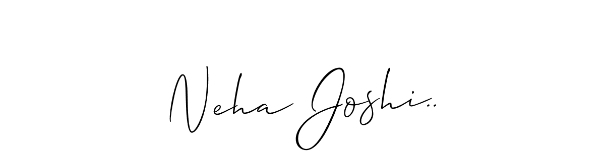 You can use this online signature creator to create a handwritten signature for the name Neha Joshi... This is the best online autograph maker. Neha Joshi.. signature style 2 images and pictures png