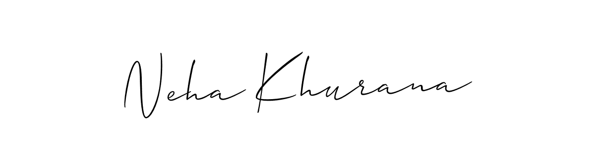 You should practise on your own different ways (Allison_Script) to write your name (Neha Khurana) in signature. don't let someone else do it for you. Neha Khurana signature style 2 images and pictures png