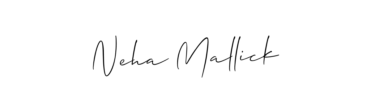 This is the best signature style for the Neha Mallick name. Also you like these signature font (Allison_Script). Mix name signature. Neha Mallick signature style 2 images and pictures png
