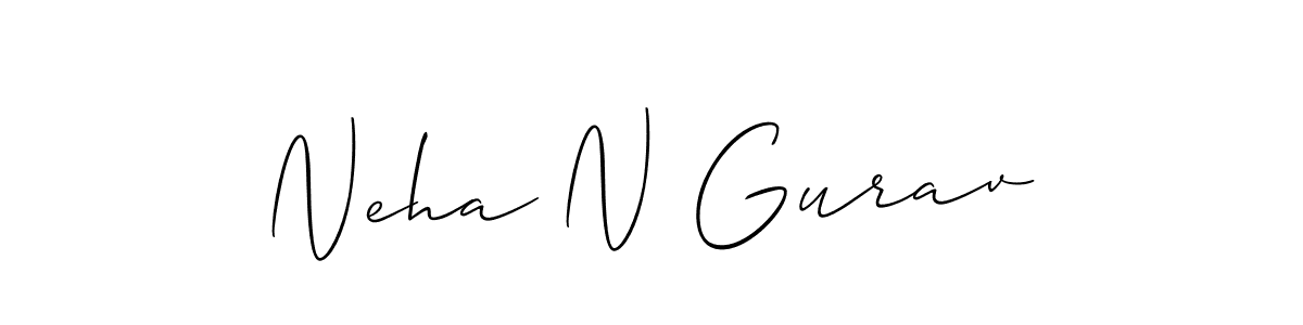 How to Draw Neha N Gurav signature style? Allison_Script is a latest design signature styles for name Neha N Gurav. Neha N Gurav signature style 2 images and pictures png