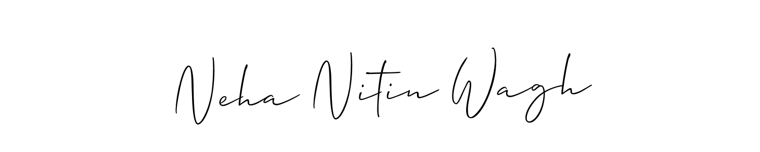 Make a short Neha Nitin Wagh signature style. Manage your documents anywhere anytime using Allison_Script. Create and add eSignatures, submit forms, share and send files easily. Neha Nitin Wagh signature style 2 images and pictures png