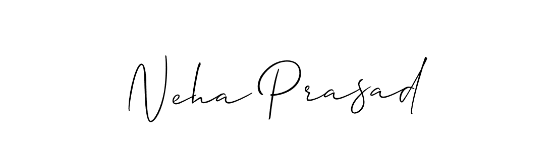 Make a beautiful signature design for name Neha Prasad. With this signature (Allison_Script) style, you can create a handwritten signature for free. Neha Prasad signature style 2 images and pictures png