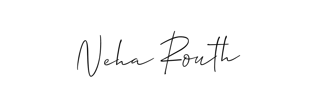 Make a beautiful signature design for name Neha Routh. Use this online signature maker to create a handwritten signature for free. Neha Routh signature style 2 images and pictures png