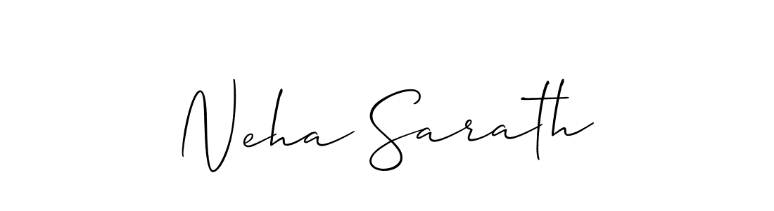 Make a short Neha Sarath signature style. Manage your documents anywhere anytime using Allison_Script. Create and add eSignatures, submit forms, share and send files easily. Neha Sarath signature style 2 images and pictures png