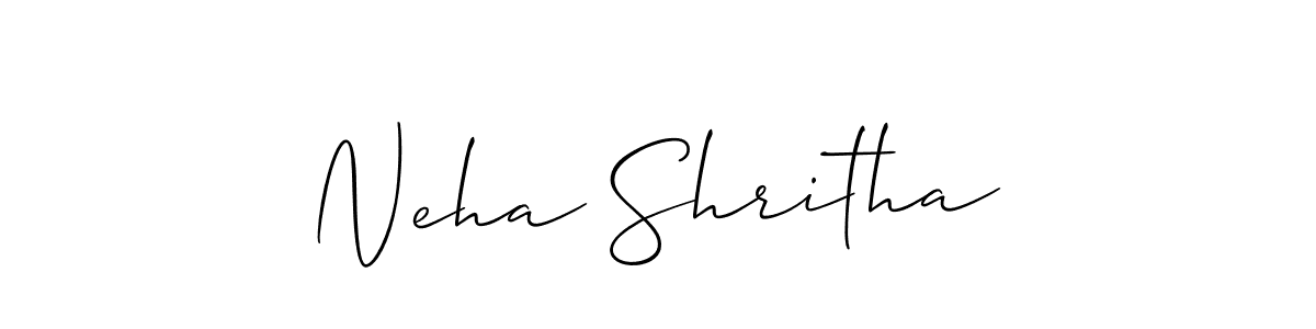 Once you've used our free online signature maker to create your best signature Allison_Script style, it's time to enjoy all of the benefits that Neha Shritha name signing documents. Neha Shritha signature style 2 images and pictures png