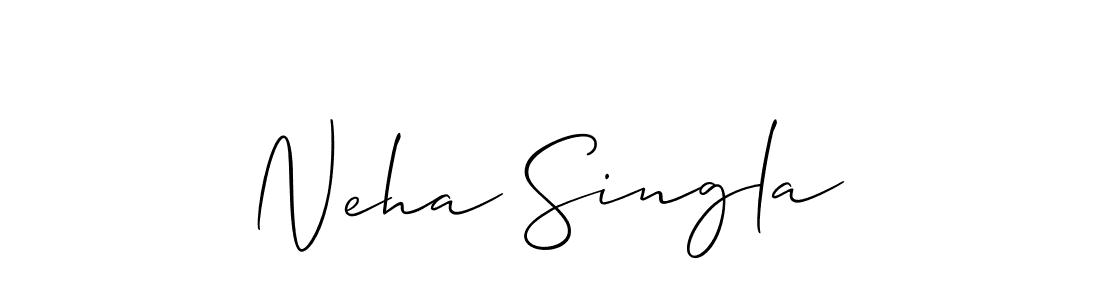 This is the best signature style for the Neha Singla name. Also you like these signature font (Allison_Script). Mix name signature. Neha Singla signature style 2 images and pictures png