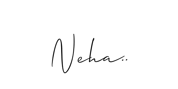 Make a beautiful signature design for name Neha... Use this online signature maker to create a handwritten signature for free. Neha.. signature style 2 images and pictures png