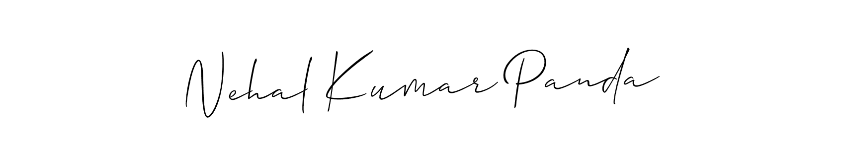 Make a beautiful signature design for name Nehal Kumar Panda. Use this online signature maker to create a handwritten signature for free. Nehal Kumar Panda signature style 2 images and pictures png