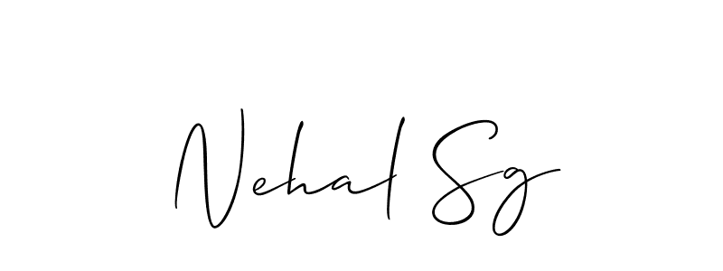 This is the best signature style for the Nehal Sg name. Also you like these signature font (Allison_Script). Mix name signature. Nehal Sg signature style 2 images and pictures png