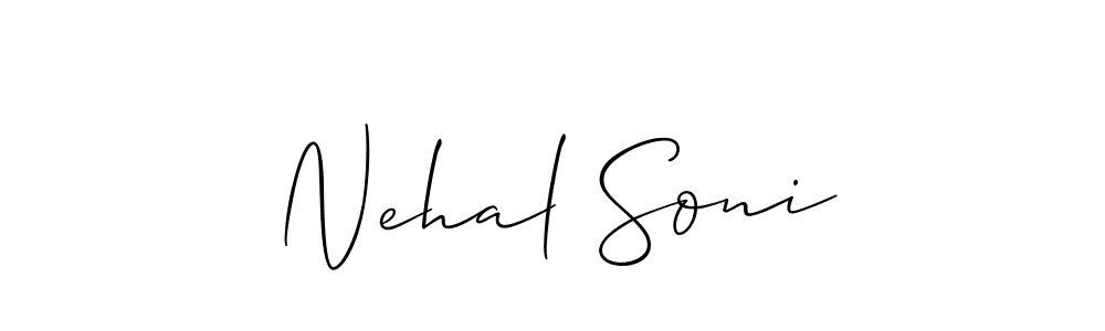 You can use this online signature creator to create a handwritten signature for the name Nehal Soni. This is the best online autograph maker. Nehal Soni signature style 2 images and pictures png
