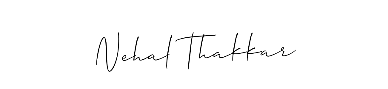 This is the best signature style for the Nehal Thakkar name. Also you like these signature font (Allison_Script). Mix name signature. Nehal Thakkar signature style 2 images and pictures png