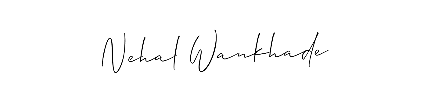 Here are the top 10 professional signature styles for the name Nehal Wankhade. These are the best autograph styles you can use for your name. Nehal Wankhade signature style 2 images and pictures png