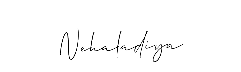 You can use this online signature creator to create a handwritten signature for the name Nehaladiya. This is the best online autograph maker. Nehaladiya signature style 2 images and pictures png