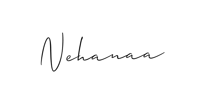 It looks lik you need a new signature style for name Nehanaa. Design unique handwritten (Allison_Script) signature with our free signature maker in just a few clicks. Nehanaa signature style 2 images and pictures png