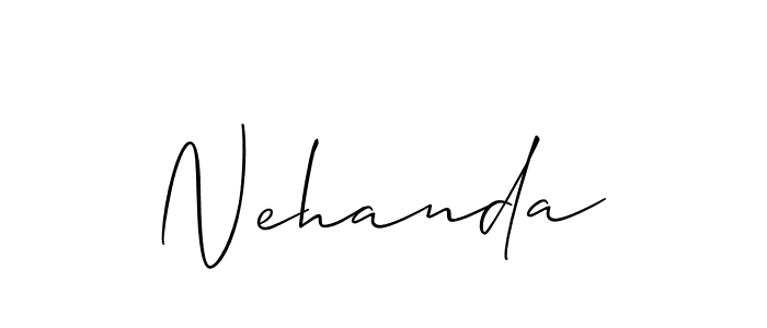 Nehanda stylish signature style. Best Handwritten Sign (Allison_Script) for my name. Handwritten Signature Collection Ideas for my name Nehanda. Nehanda signature style 2 images and pictures png